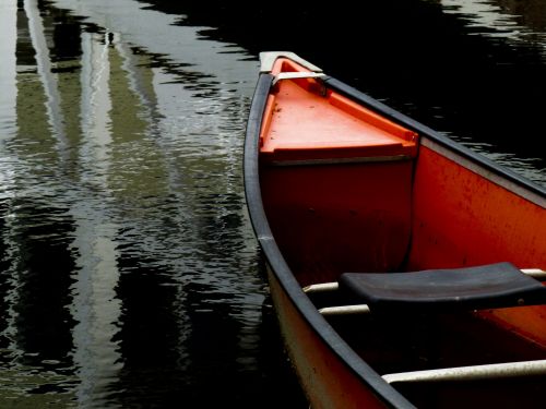 Red Row Boat