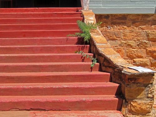 Red Stained Steps