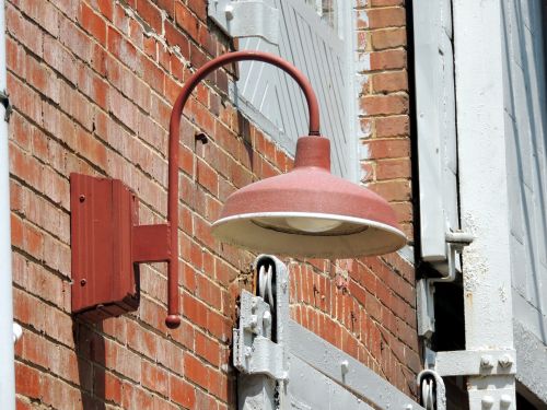 Red Street Lamp