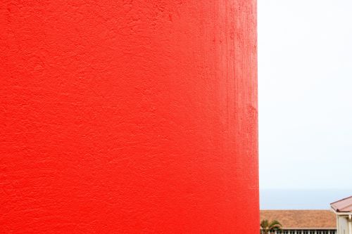 Red Wall Of Lighthouse