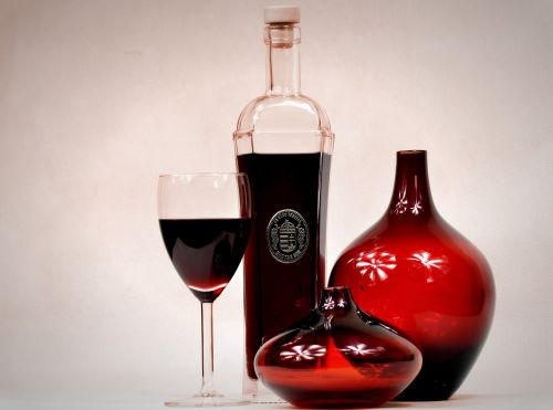 red wine carafe cup
