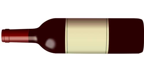 red wine wine bottle