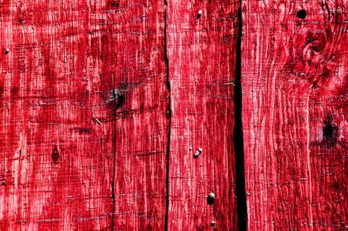 Red Wood Fence Background