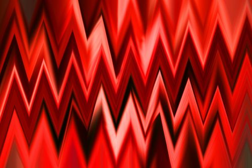 Red Zig-zag