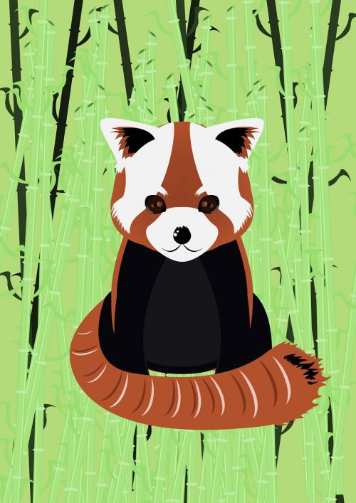 red panda bamboo firefox