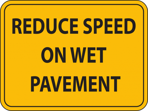 reduce speed wet