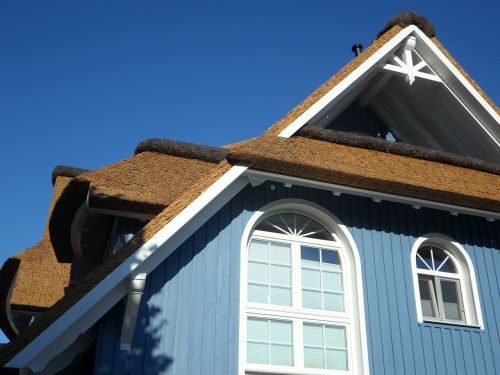 reed roof home