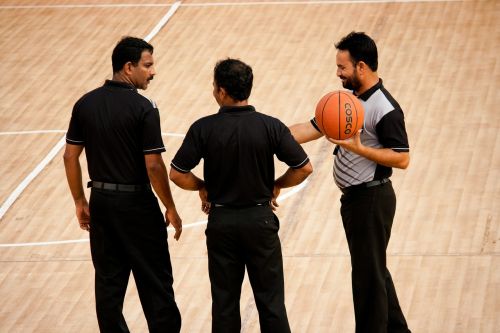referees basketball game