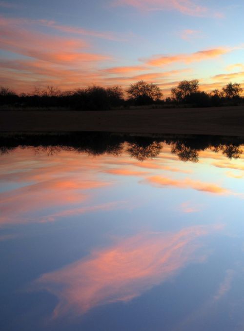 Reflected Sunset Clouds