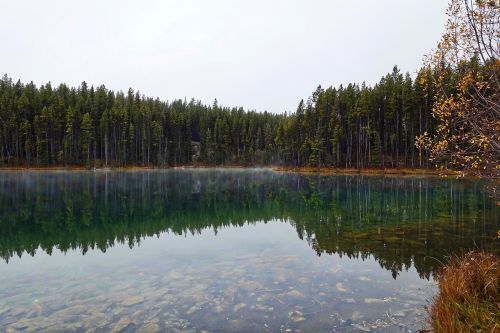 reflection lake water