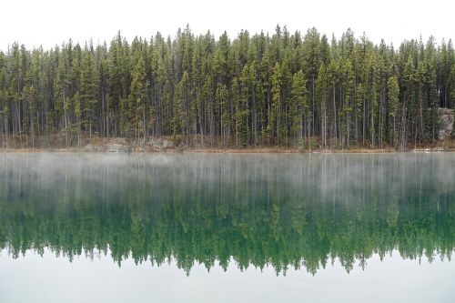 reflection lake water