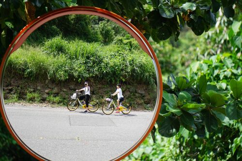 reflection bicycle bike