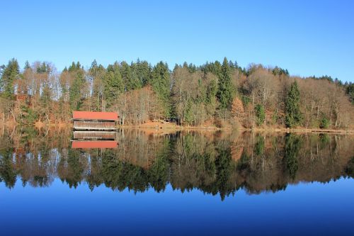 reflection lake nature