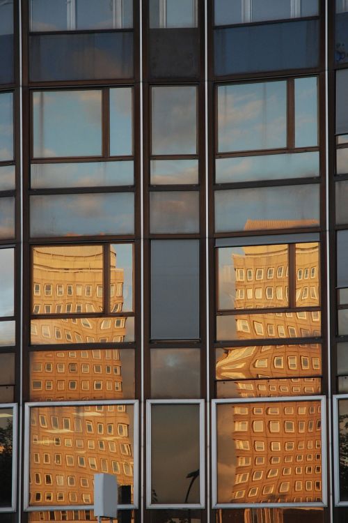 reflections windows building