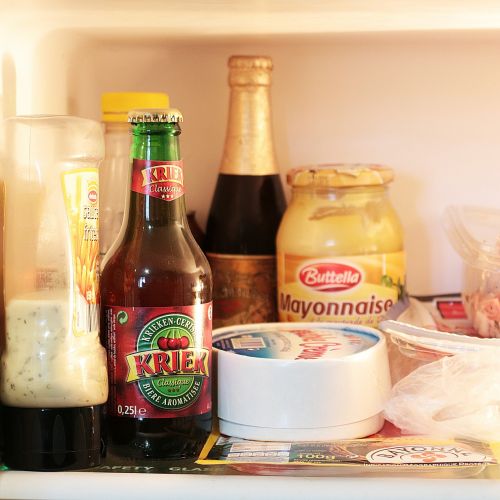 refrigerator bottle beer
