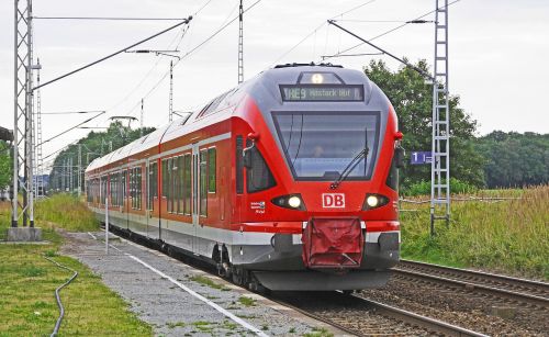 regional train rail- cars platform