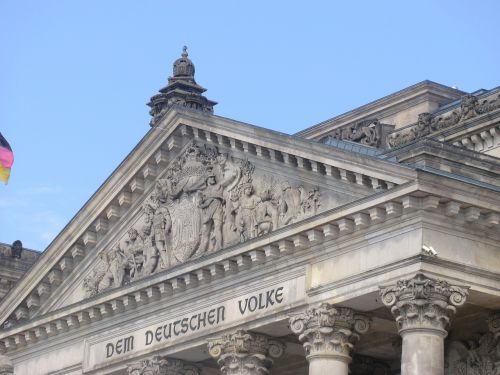 reichstag berlin inscription