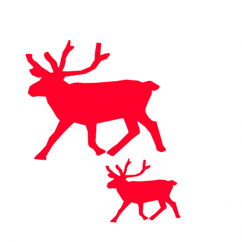 reindeer xmas deer