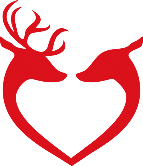 reindeer love christmas