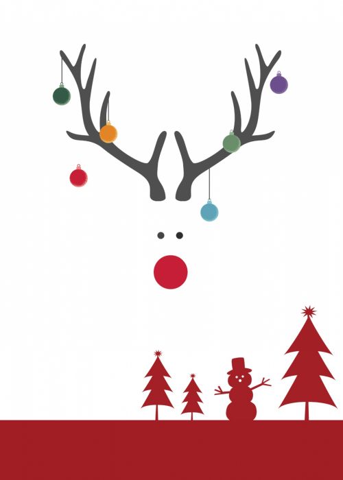 Reindeer With Ornaments