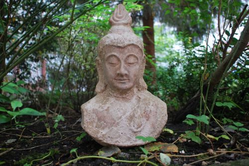 religion buddha figure garden