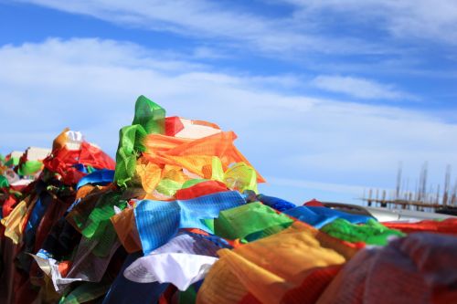 religion prayer flags colored flag