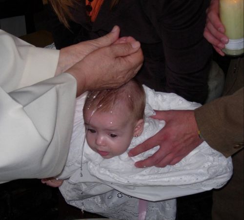 religion christening bebe