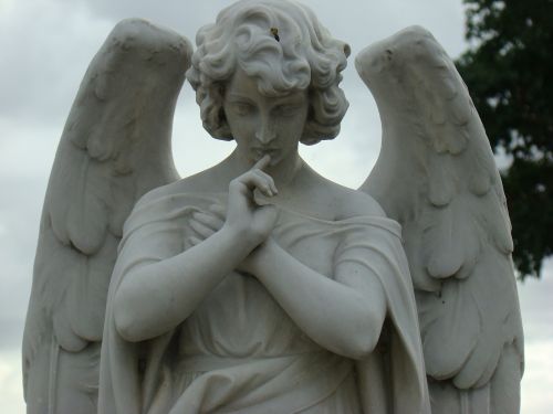 religious statue cemetery angel