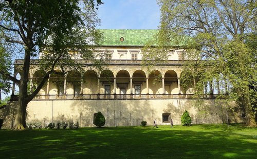 renaissance villa  prague  czechia