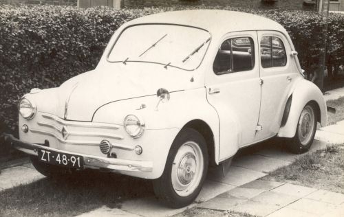 renault 1956 old car