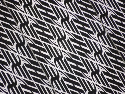 Repeating Abstract B&amp;W Pattern