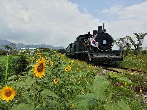 republic of korea steam locomotive train