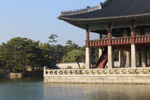 republic of korea forbidden city autumn