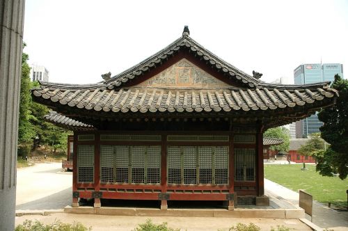 republic of korea forbidden city panoramic view of lake shinjiko