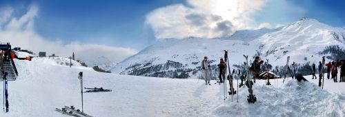 resort winter skiing