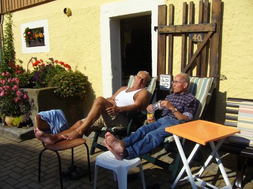 rest seniors pensioners