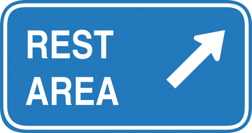 rest area arrow