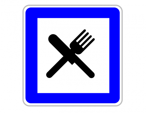 restaurant sign icon