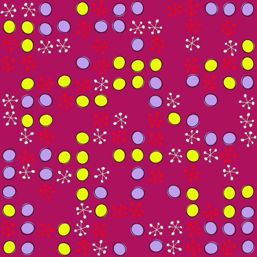 retro pattern colourful