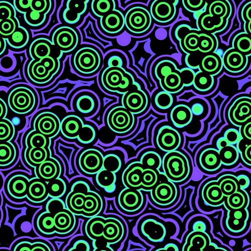 retro pattern colourful