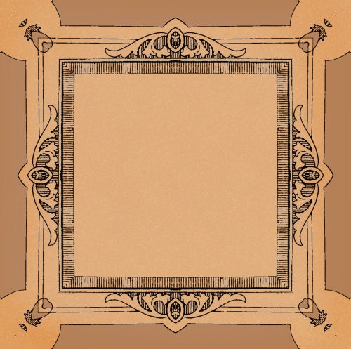 retro frame ornate