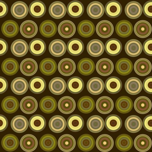 retro circles abstract