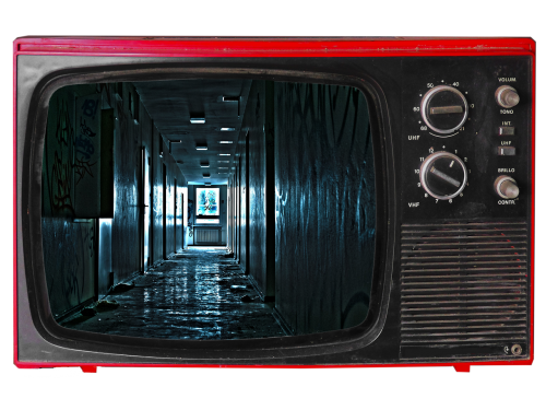 retro isolated tv