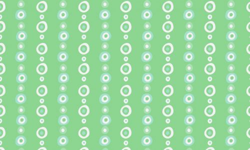 Retro Green Pattern Wallpaper