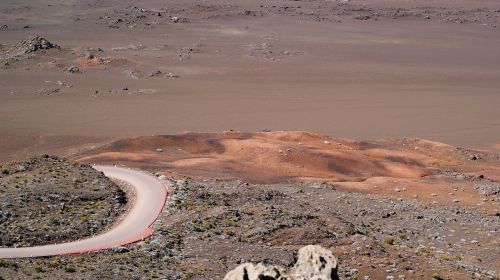 reunion island road volcano