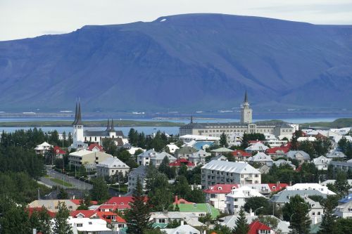 reykjavik iceland panorama