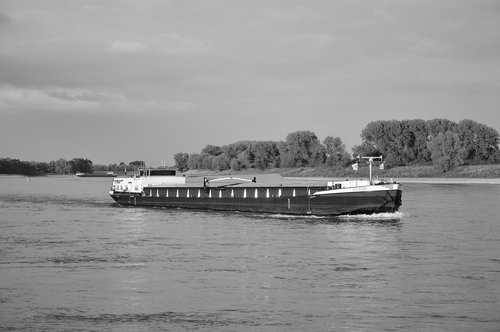 rhine  river  ship