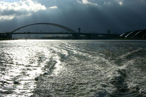rhine river bridge