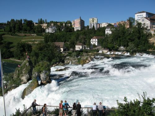 rhine falls waterfall rhine