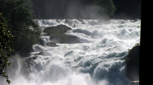 rhine falls schaffhausen waterfall
